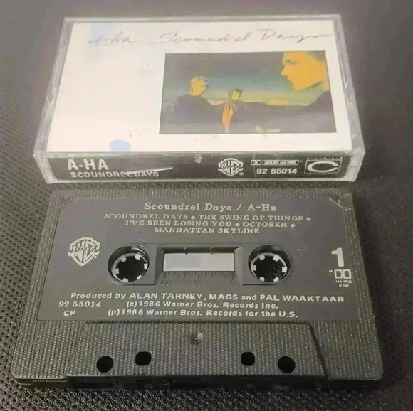 A-HA Scoundrel Days 1986  Audio Cassette - Picture 1 of 4